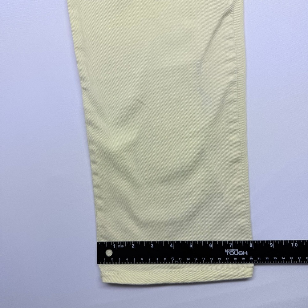 Gloria Vanderbilt Amanda High Rise Straight Leg Jeans Yellow Womens 18 Long - Picture 9 of 11
